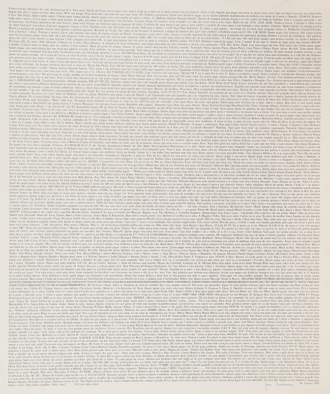JAC LEIRNER - O livro (dos cem) - Off- set sobre papel. - Ass. dat. 1987 inf. dir. - 65 x 55 cm.