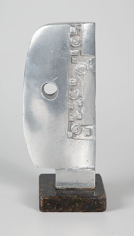 MASUMI TSUCHIMOTO - `Sem titulo` - Múltiplo ` 8/30 - Escultura em alumínio ` Ass. 20 cm de altura.