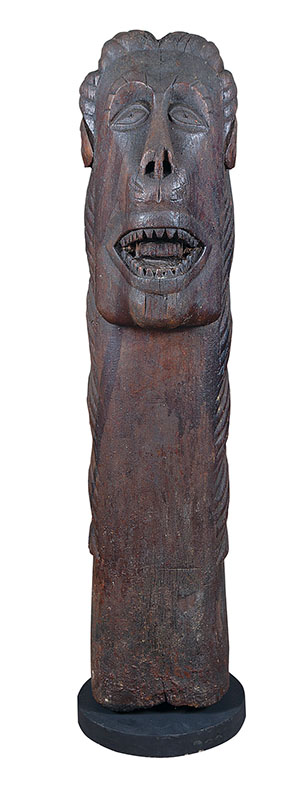 AUTOR DESCONHECIDO - `Carranca` - Escultura em madeira - Sem Assinatura. - Altura 97 cm