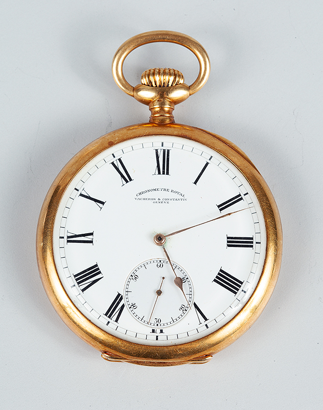 VACHERON E CONSTATIN -`Geneve` Chronometer Royal de bolso em ouro 18k peso total 129gr. funcionando e em perfeito estado, relógio de coleção.