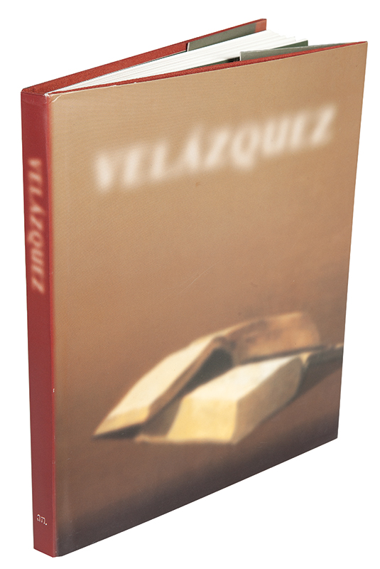 WALTÉRCIO CALDAS - `Velazquez` - livro editado em 1996 pela editora anônima ` São Paulo ` tiragem 934 /1500 assinado pelo artista.