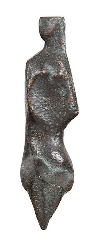 VASCO PRADO - `Mulher sentada` - Escultura em bronze - Assinada. - 35 cm