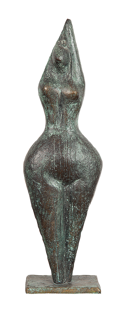 VASCO PRADO - `Mulher` - Escultura em bronze - 10/50 - Assinada. - 26 cm