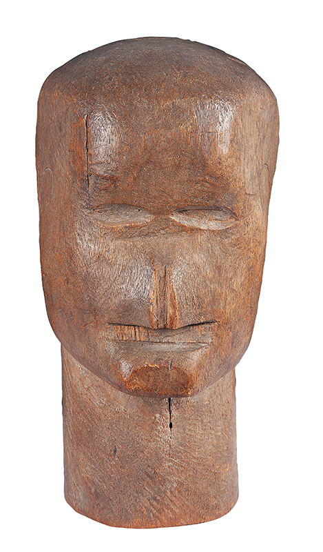 MARIO CRAVO - `Carranca` - Escultura em madeira - Sem assinatura. - 21 cm - Procedência A Galeria.