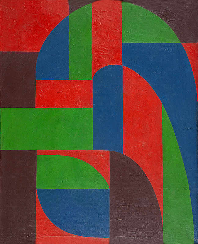 ARNALDO FERRARI - `Sem título` - Óleo sobre tela - Ass. no verso. - 96 x 78 cm - Ex. coleção Eduardo Azevedo.