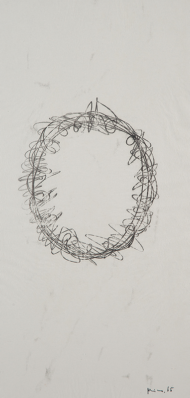 MIRA SCHENDEL - `Sem título` - Monotipia - Ass.dat.1965 inf.dir. - 47 x 23 cm