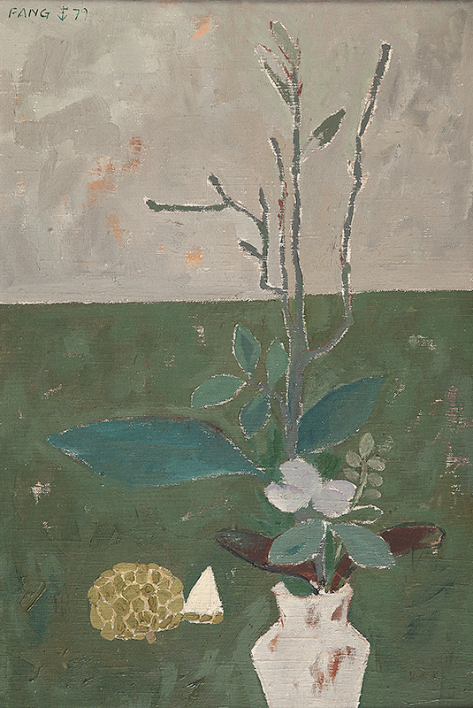 FANG - `Vaso de flores` - Óleo sobre tela - Ass.dat.1979 sup.esq. - 60 x 40 cm -