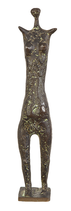 FRANCISCO STOKINGER - `Guerreira` - Escultura em bronze - Assinada - 15/20. - 39 cm -