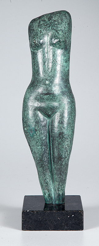 VASCO PRADO - `Torso feminino`- Escultura em bronze - Assinada - 33 cm altura. - Procedência Galeria Skultura.
