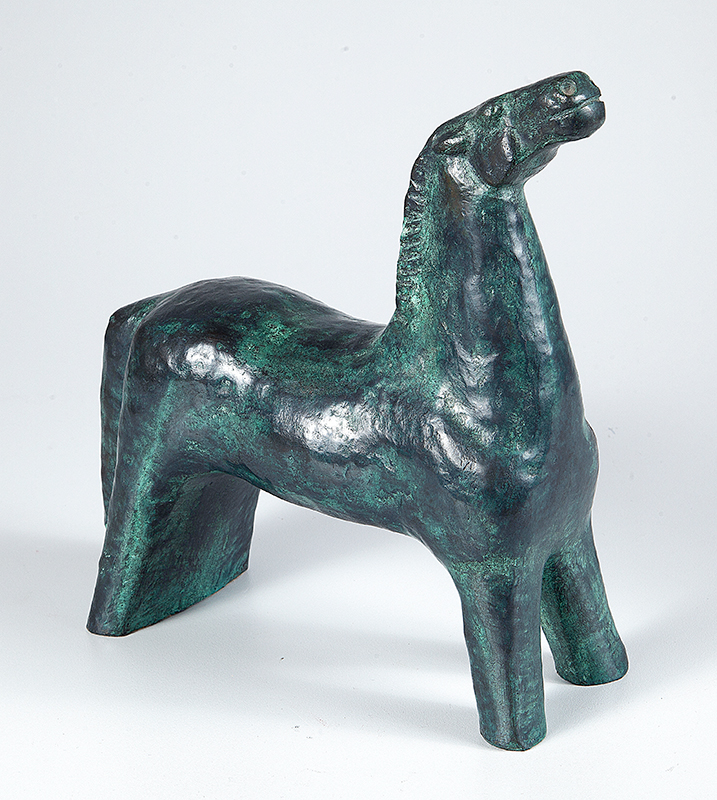 VASCO PRADO - `Cavalo`- Escultura em bronze - Assinada e nº 29 - 26 x 24 cm. - Procedência Galeria Skultura.