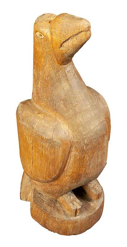 ARTUR PEREIRA - `Pássaro`- Escultura em madeira - Assinada -27 cm de altura.