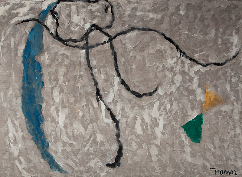 THOMAZ IANELLI - `Sem título` - Óleo sobre tecido - Ass. inf. dir. 136 x 185 cm