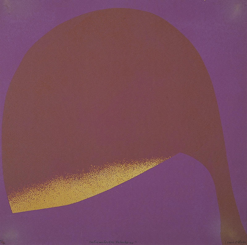 TOMIE OHTAKE - `Catavento das nebulosas` - Serigrafia - 4/170 - Ass.dat.1972 inf.dir. 50 x 50 cm
