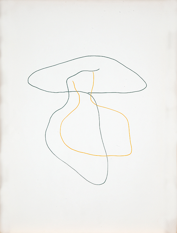 WALTÉRCIO CALDAS - `Sem título` - Gravura - Ass.inf.dir - 38 x 29 cm - Com carimbo da Ronie Galeria de Arte.