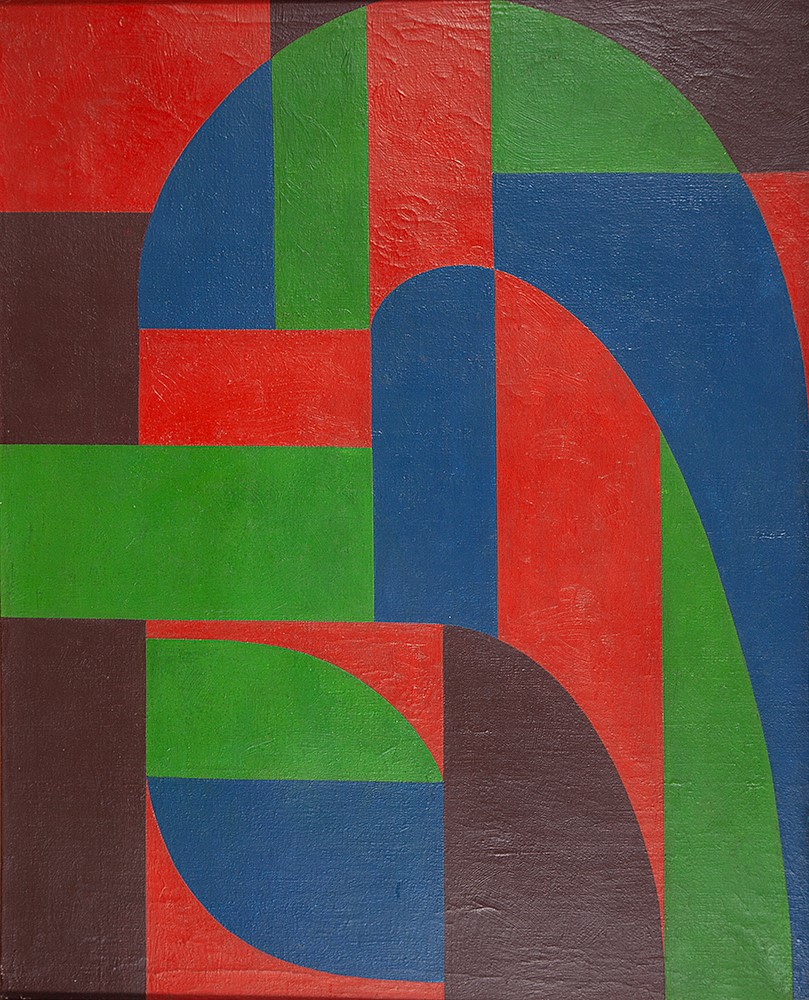 ARNALDO FERRARI- “Sem título”, Óleo sobre tela, Ass. no verso, 96 x 78 cm.Ex. coleção Eduardo Azevedo.