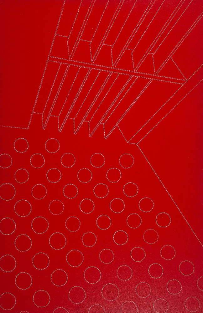 PAULO CLIMACHAUSKA - “Projeto moderno Niemayer” - Óleo sobre tela - Ass.tit.dat.2006 no verso - 138 x 91 cm.