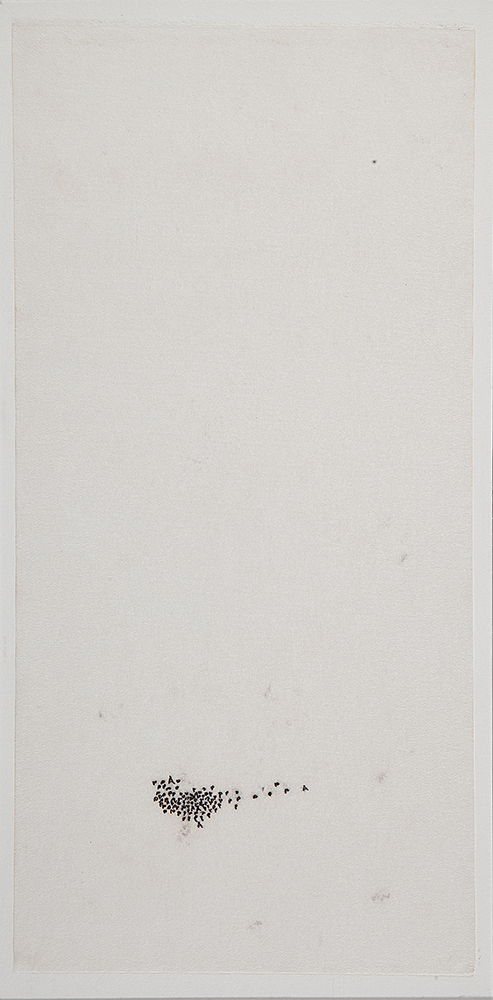 MIRA SCHENDEL “Sem título” -Monotipia -Sem assinatura - 47 x 23 cm.