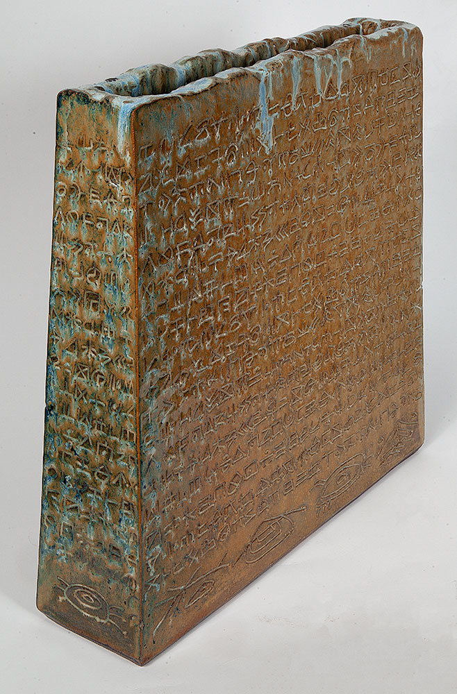 AKINORI NAKATANI - Sem título - Escultura em Cerâmica - 1986 - Assinada - 40 x 41 x 10