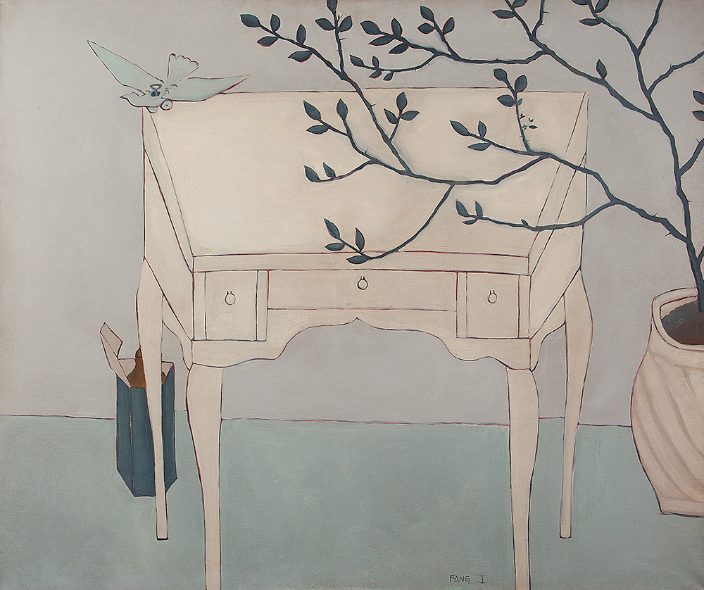 FANG - Sem título -Óleo Sobre TelaAss.centro inf. - 110 x 132 cm.Com certificado da Galeria Pro Arte.