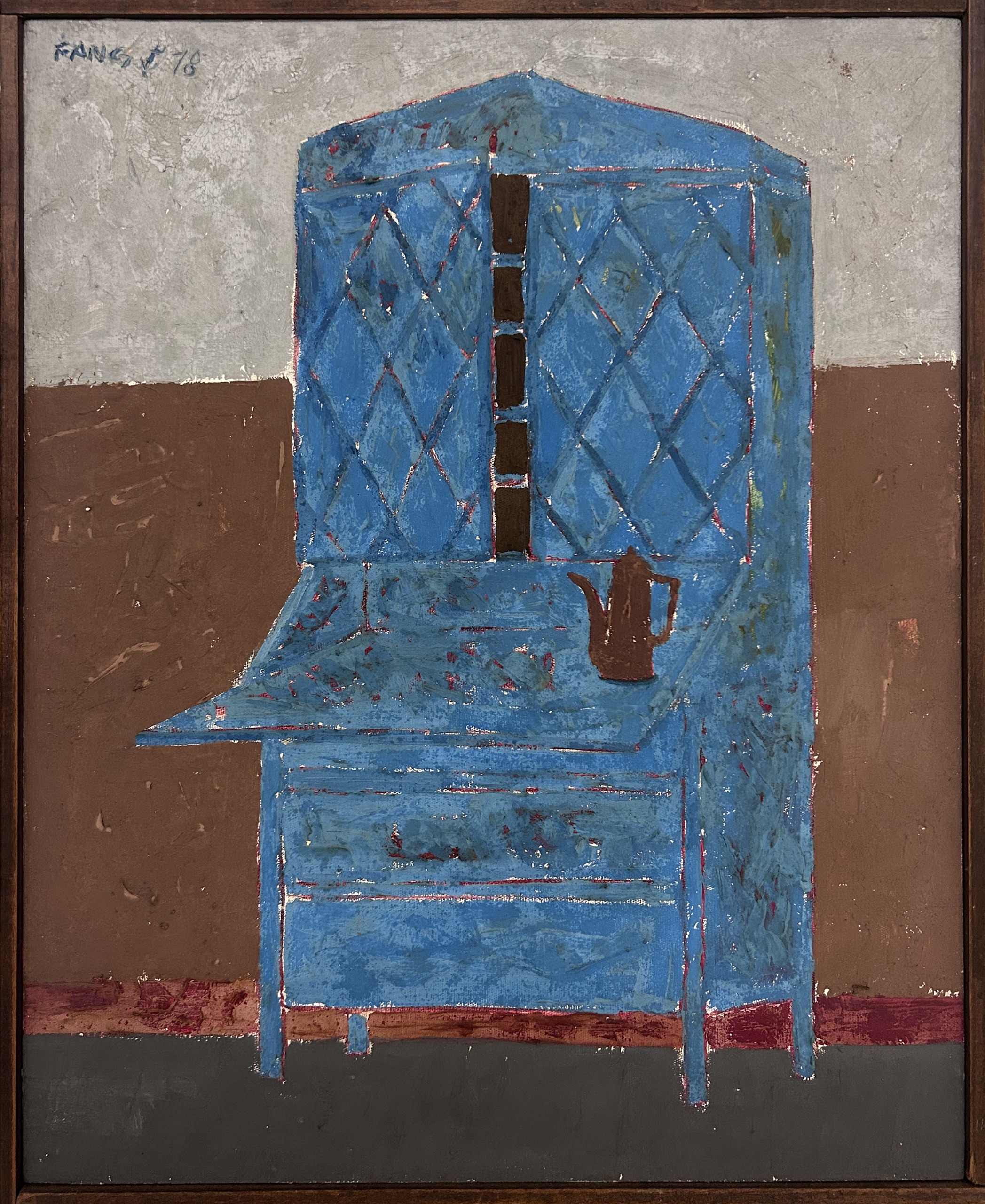 FANG - Sem título - Oleo sobre tela - Ass.dat.1976 sup.esq. - 50 x 40 cm.Ex. Coleção da Barbara e Theon Spanudis.