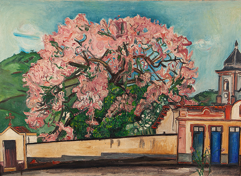 MARTHA LOUTSCH - Paineira da Praça do Rosário - Óleo Sobre Tela -Ass.dat.1941 inf.dir - 1941 - 92 x 127 cm.Reproduzida na pág.89 do catálogo de exposição O Olhar Modernista de JK de 10 de Dezembro de 2008á1º de Março 2009 - Belo Horizonte - Curadoria Denise Mattar.