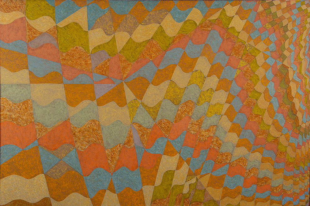 ALDIR MENDES DE SOUZA - Alegoria nº 3 - Óleo Sobre Tela -Ass.tit.dat.1996no verso - 150 x 100 cm.