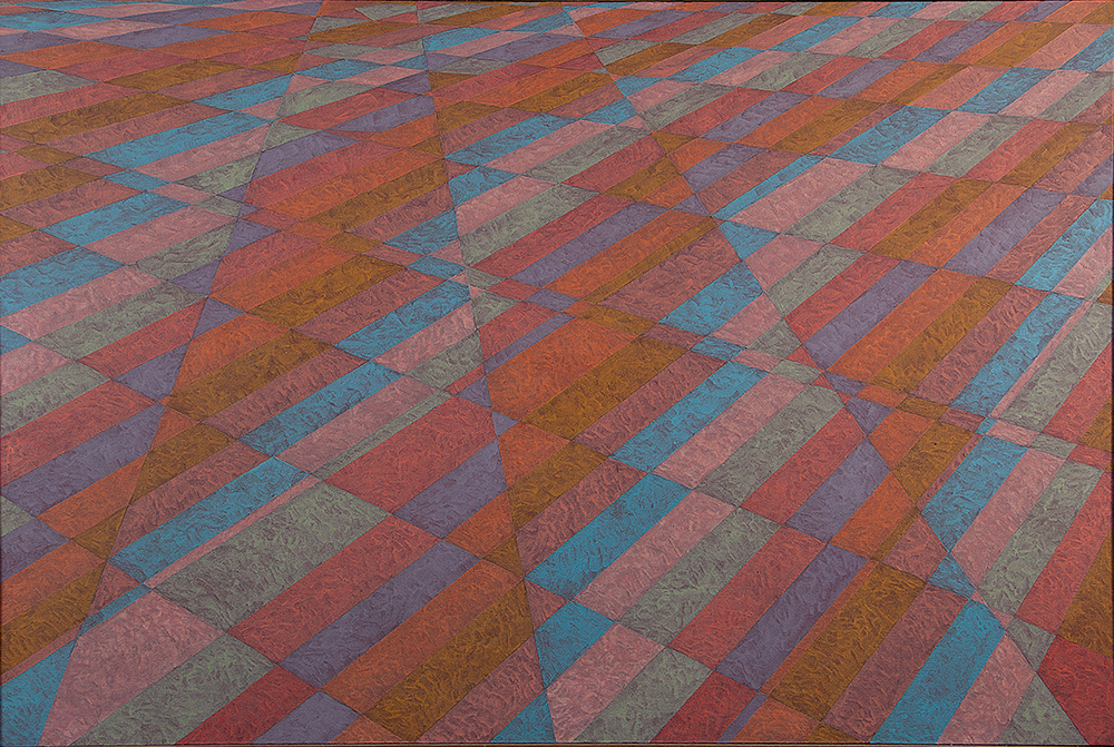 ALDIR MENDES DE SOUZA - Alegoria da cor nº 12 - Óleo Sobre Tela -Ass.tit.dat.1996no verso - 100 x 150 cm.