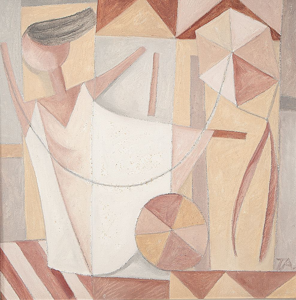 TITO DE ALENCASTRO - Menina com pipa e bola - Óleo Sobre Tela - Ass.inf.dir,Ass.dat.1984no verso - 60 x 60Acervo Margot Dayan, Certificado assinado por Yur Fogaça.