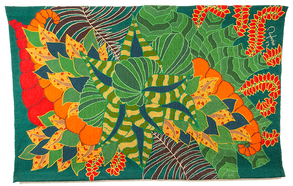 SYLVIO PALMA - Sem título - Tapeçaria - Assinada - 1973 - 116 x 180 cm.